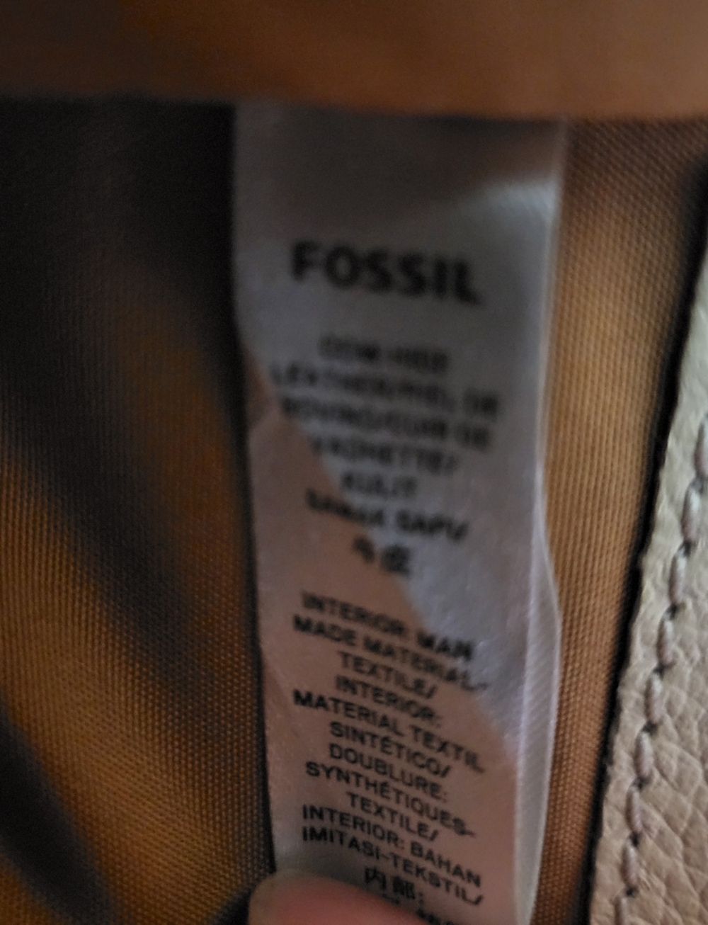 Fossil Lainie Multifunction Two Tone Leather Wallet - Picture 6 of 9